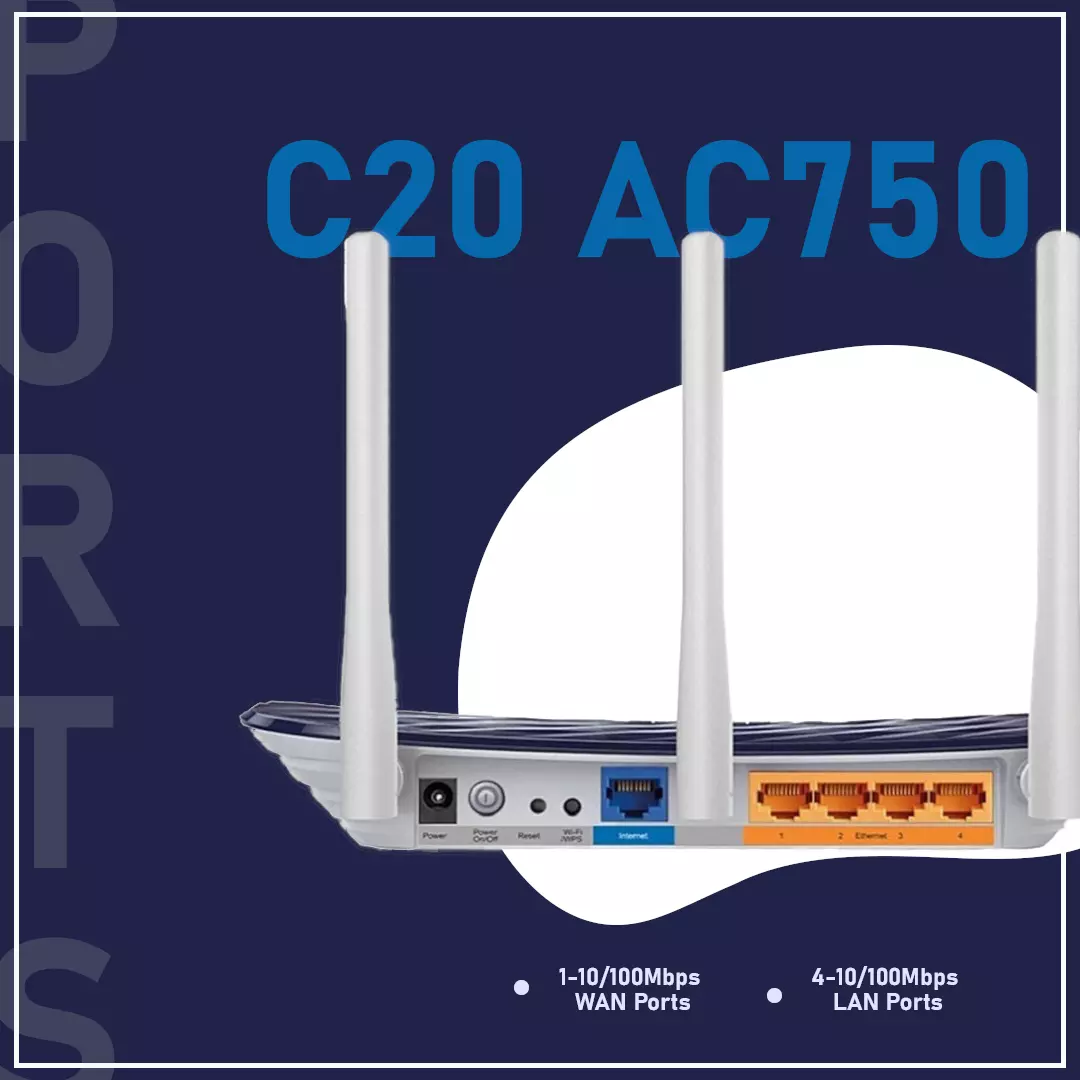 TP-Link C20 AC750 Wireless Router