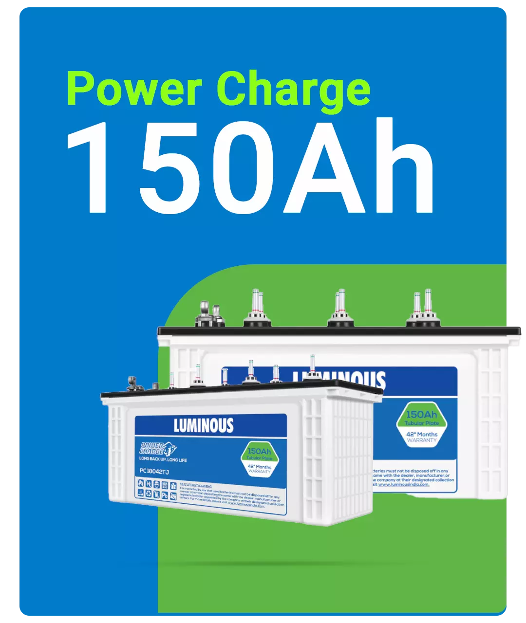 Luminous Cruze 2Kva with Power Charge battery image