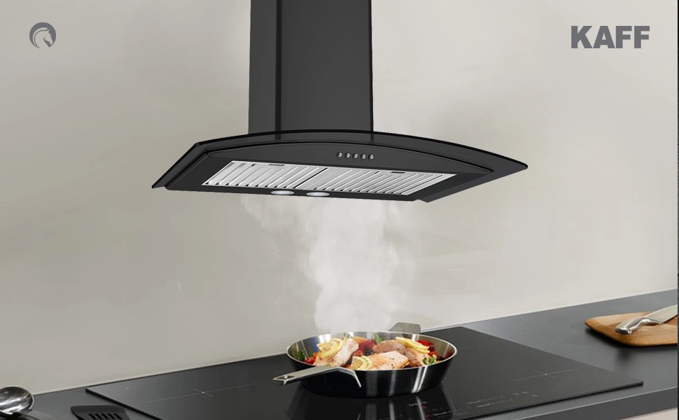 Wall-Mounted Chimney: Kaff FLO LX BF 60