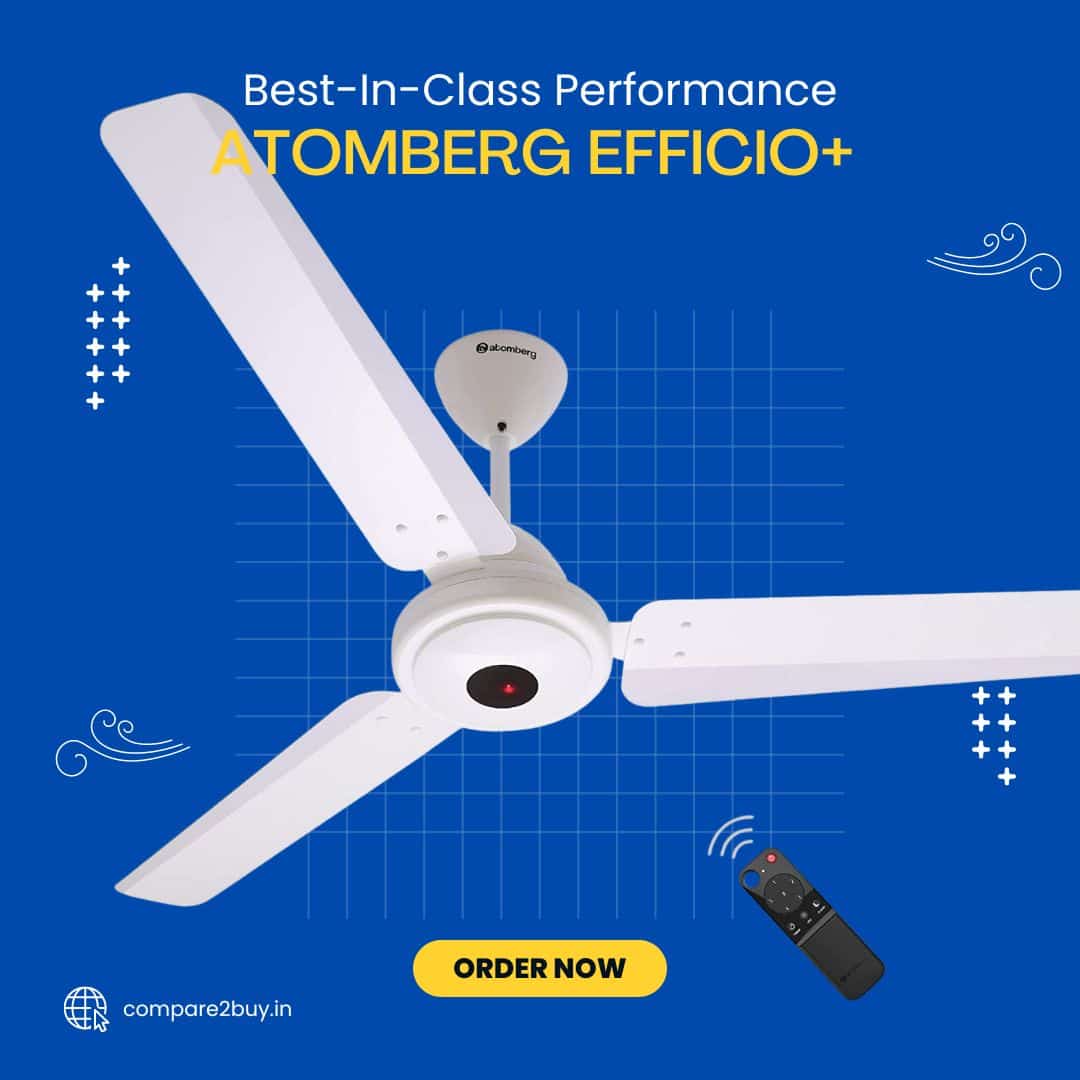 Atomberg Efficio+ 1200mm BLDC Motor Ceiling fan